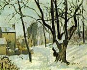 Camille Pissarro Schnee in Louveciennes oil on canvas